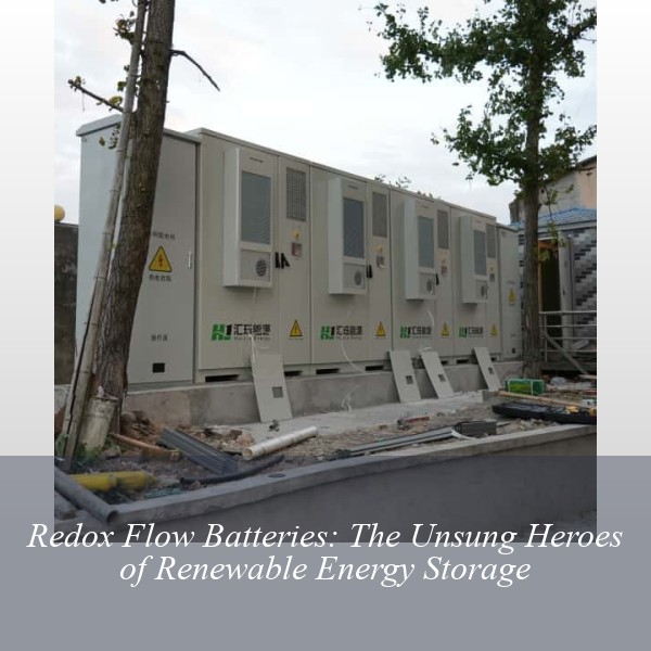 Redox Flow Batteries: The Unsung Heroes of Renewable Energy Storage